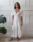 MILLE Clothing Maja Dress in Pearl Eyelet