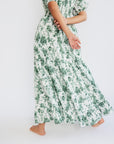 MILLE Clothing Manon Dress in Green Bouquet