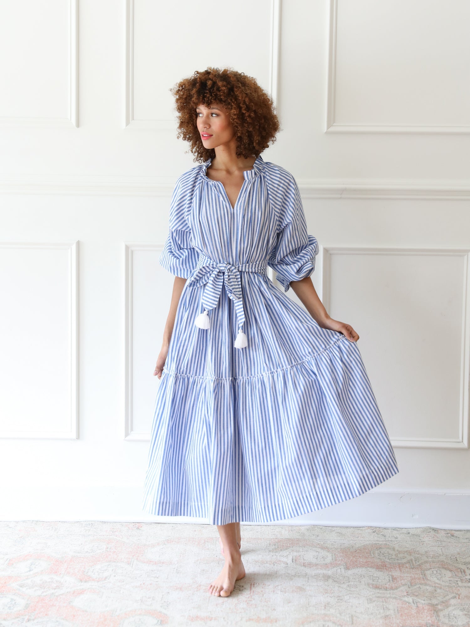 MILLE Clothing Marlo Dress in Monaco Stripe