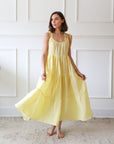MILLE Clothing Maui Dress in Lemonade Linen