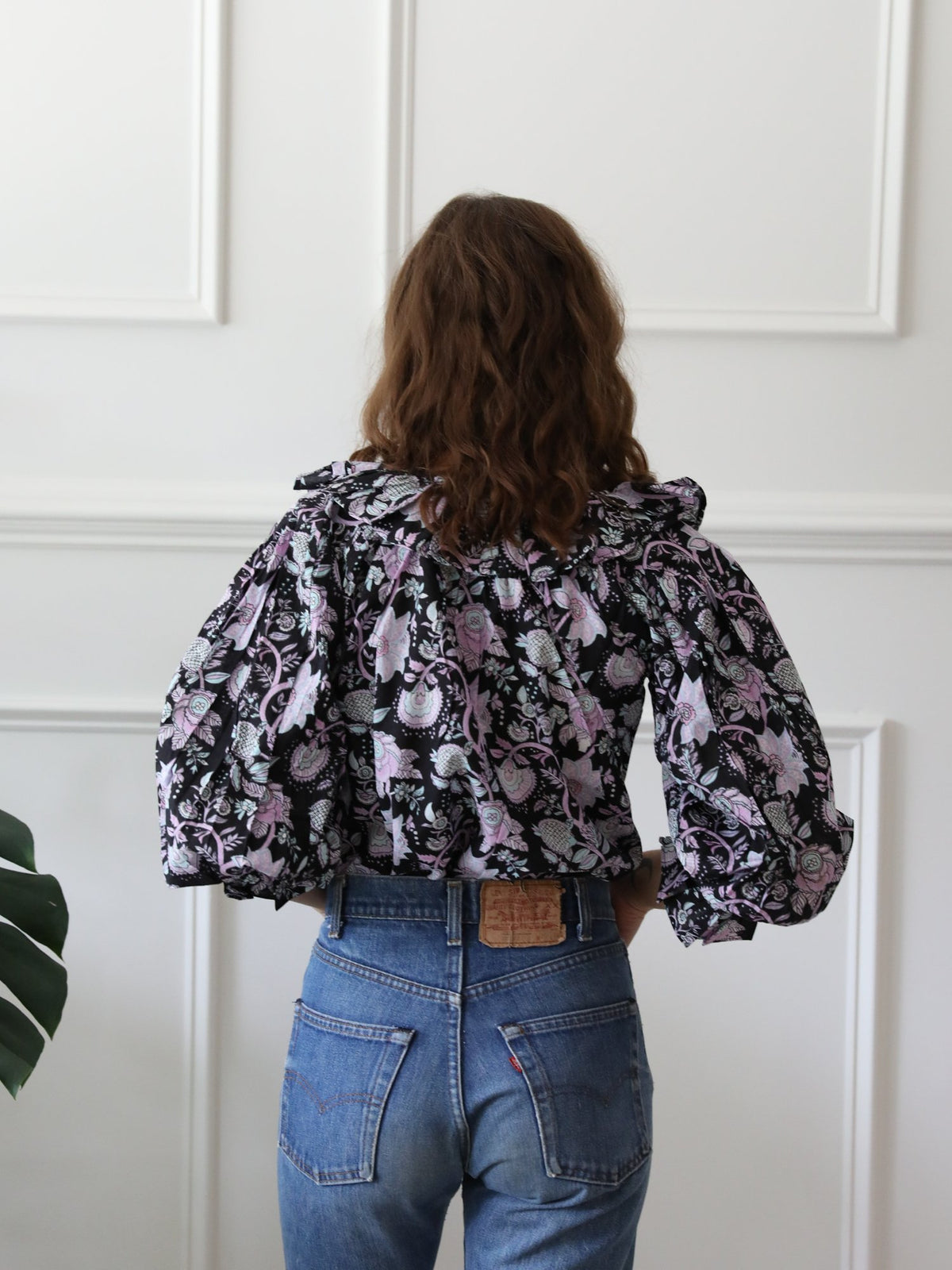 May Top in Tropical Night — The cut