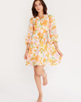 MILLE Clothing Nan Wrap Dress in Harmony Floral