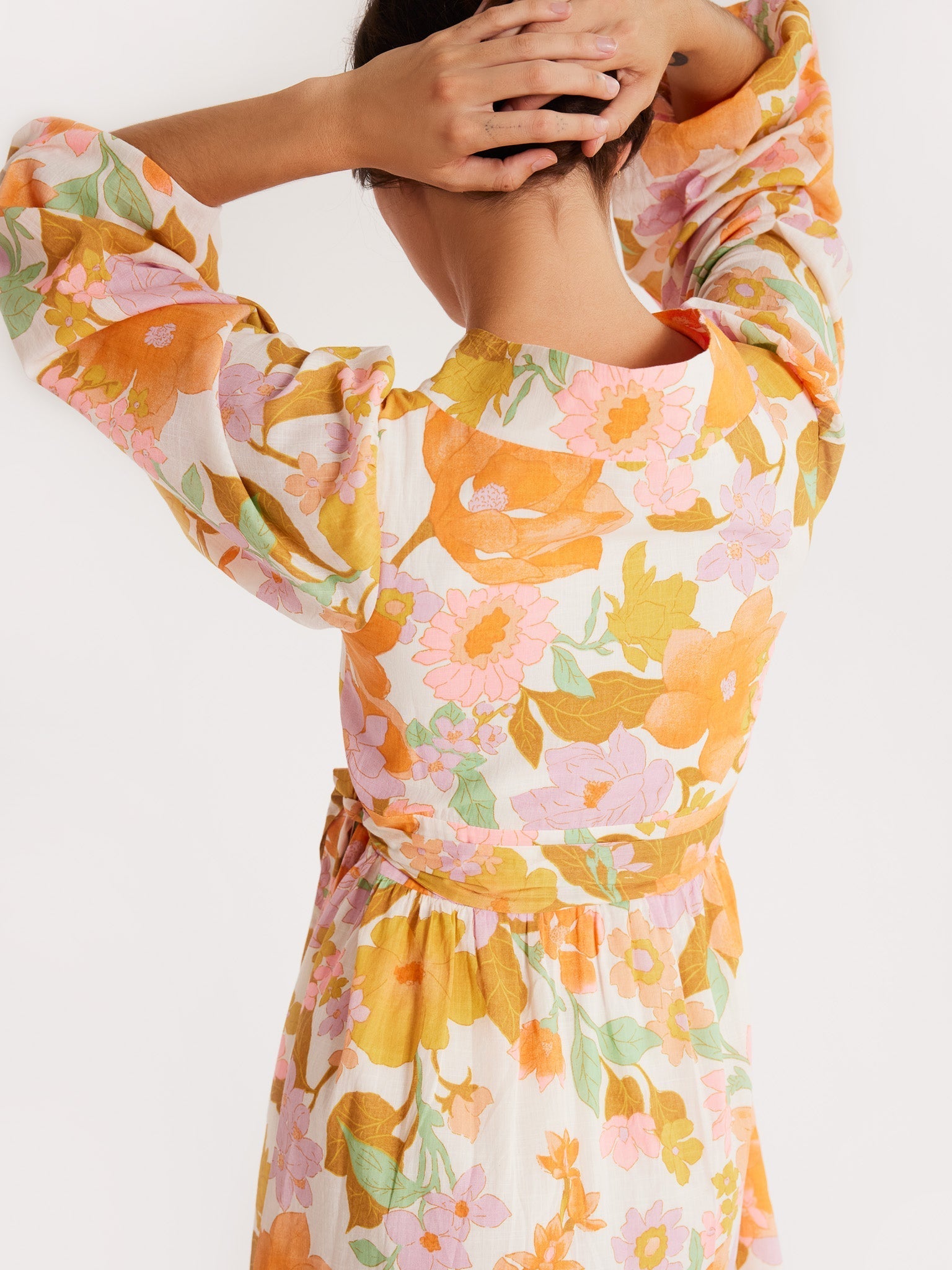 MILLE Clothing Nan Wrap Dress in Harmony Floral