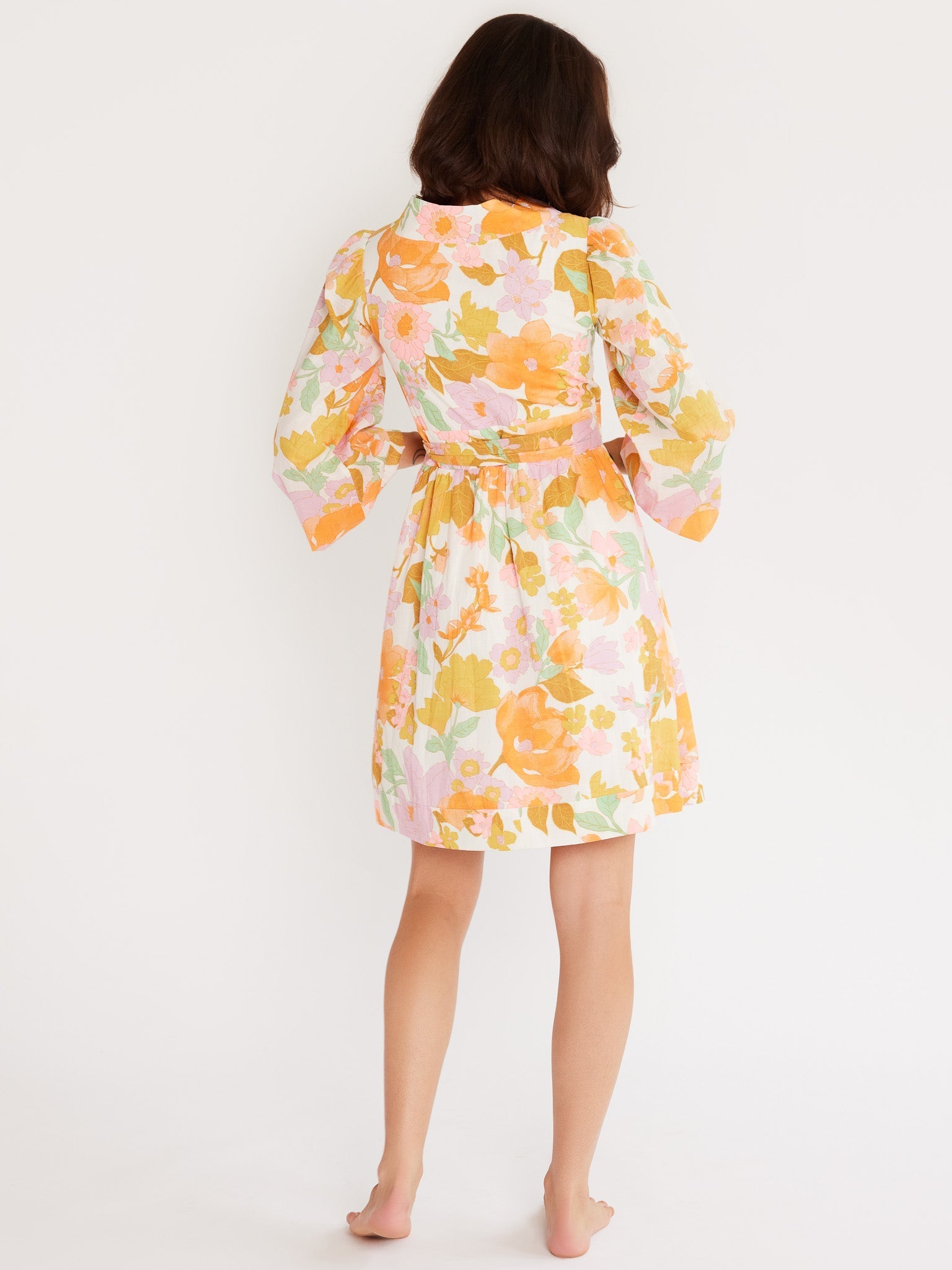 MILLE Clothing Nan Wrap Dress in Harmony Floral