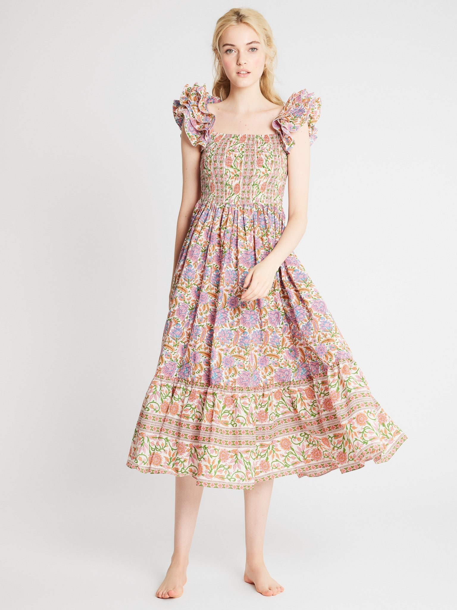 MILLE Clothing Olympia Dress in Avignon Floral