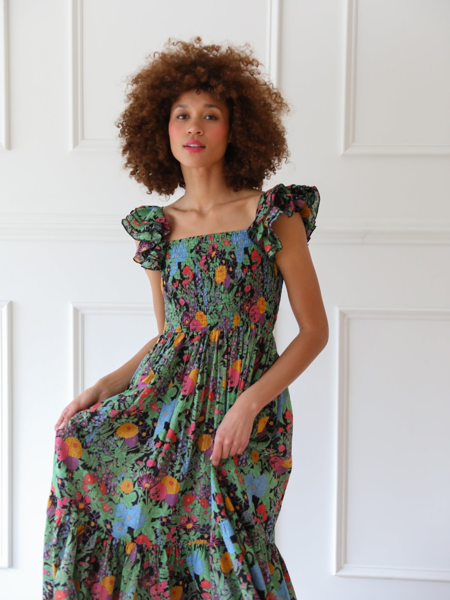 MILLE Clothing Olympia Dress in Botanica