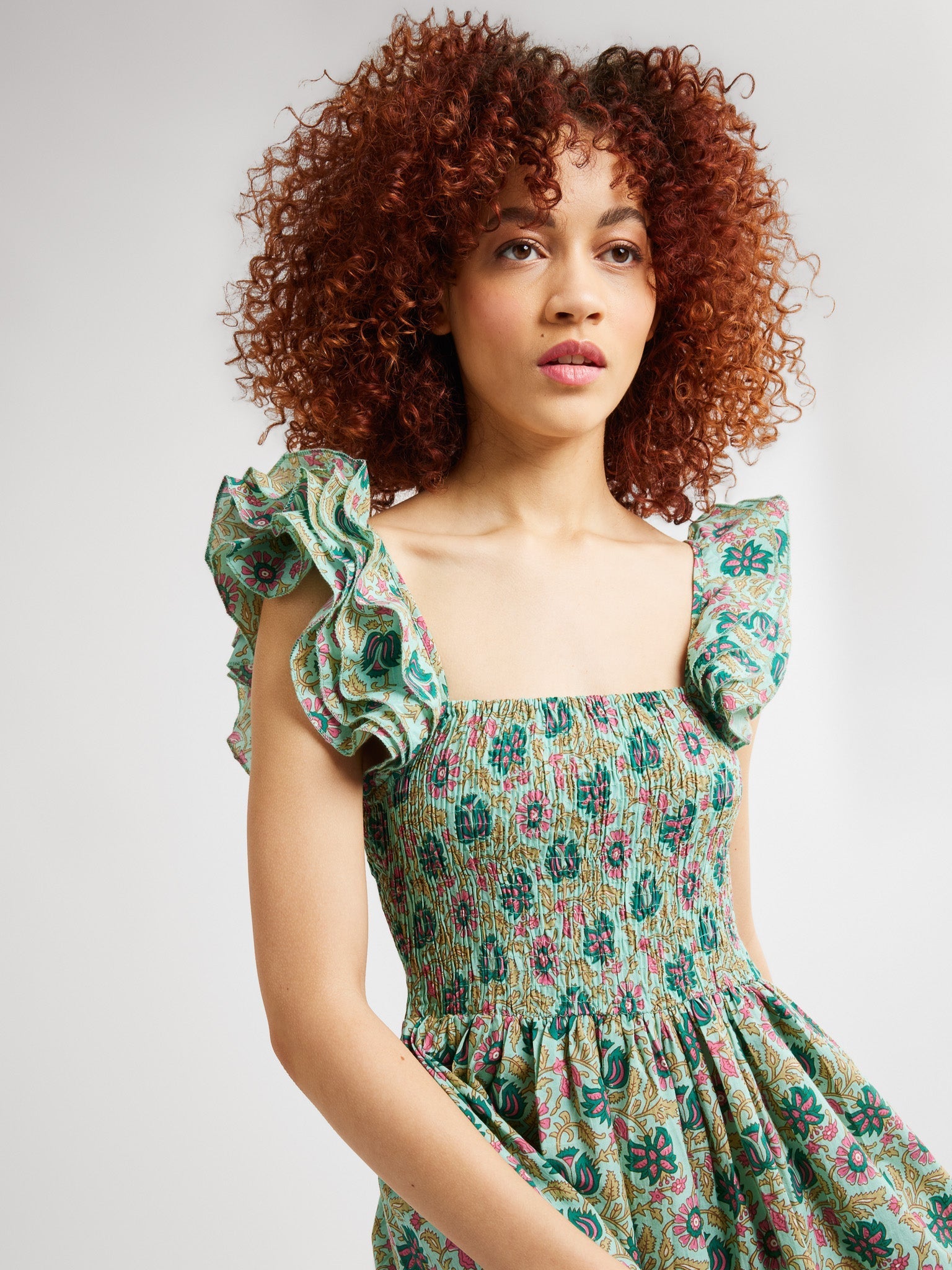 MILLE Clothing Olympia Dress in Caribbean Floral