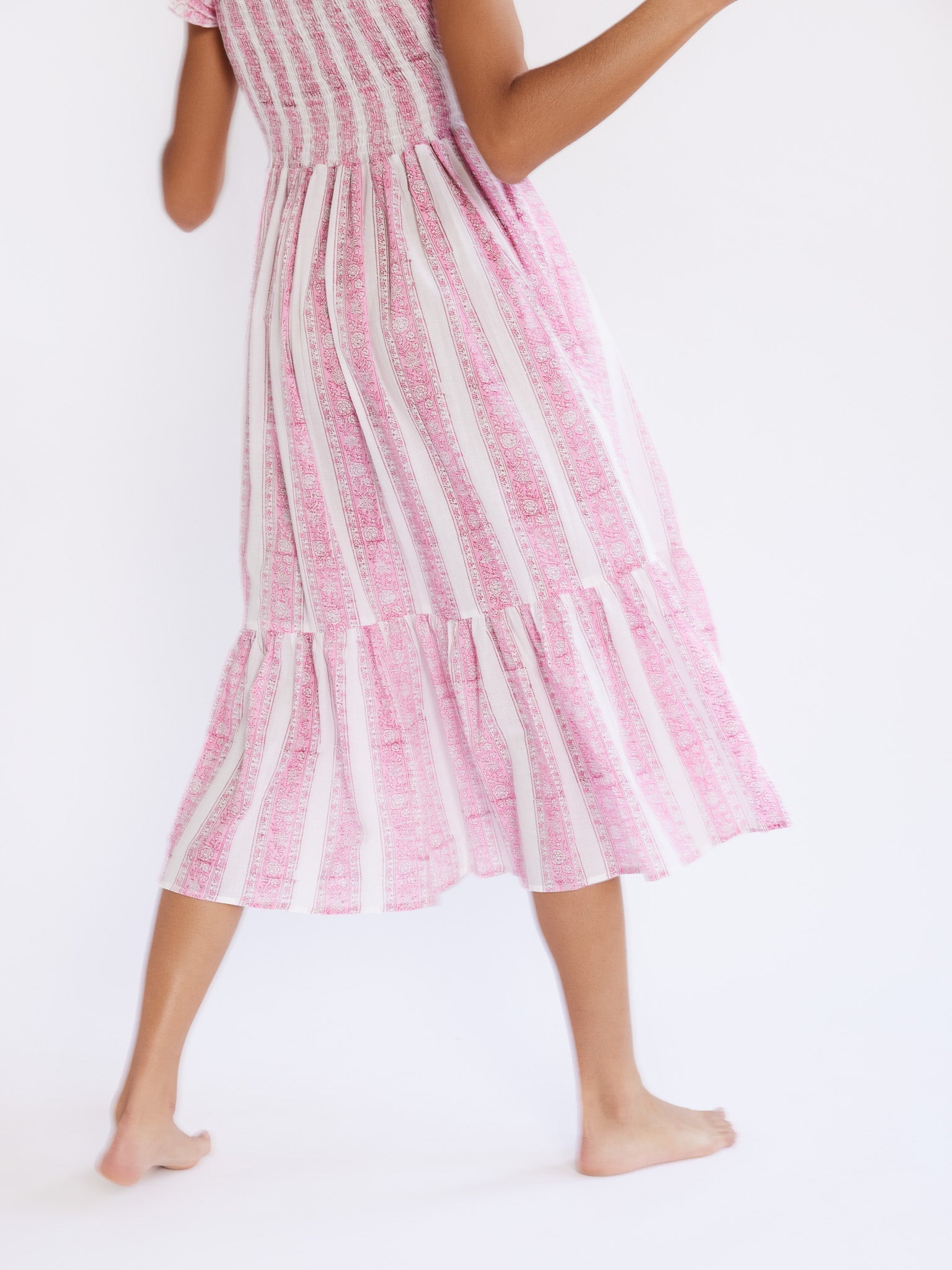 MILLE Clothing Olympia Dress in Jaipur Stripe