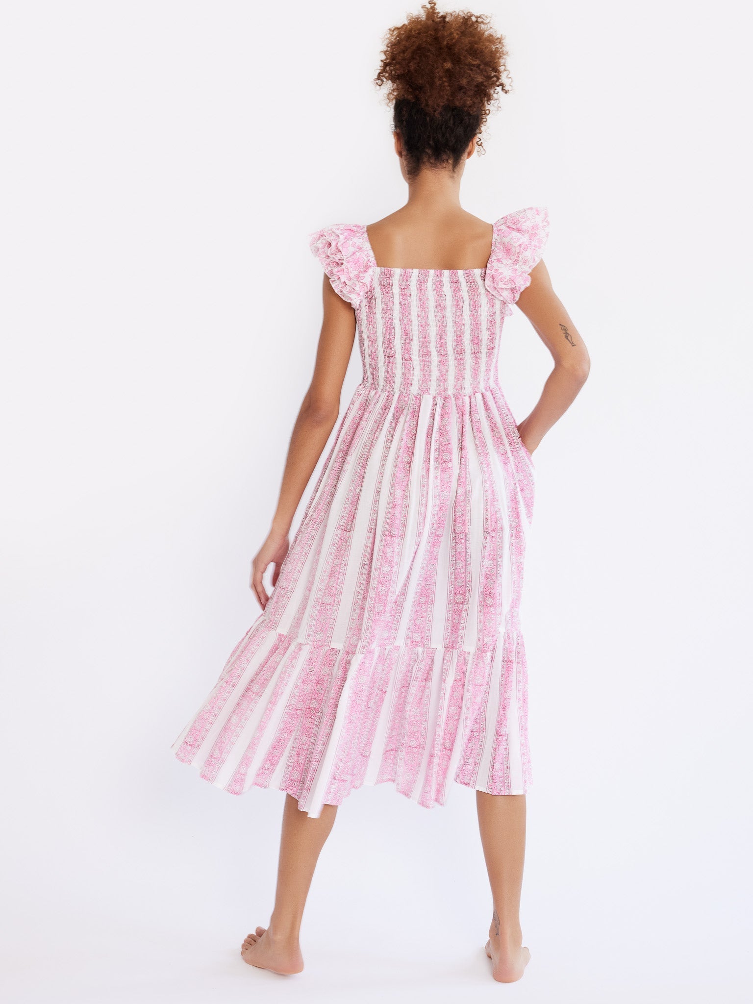 MILLE Clothing Olympia Dress in Jaipur Stripe