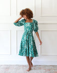 MILLE Clothing Penelope Dress in Jade Paradise