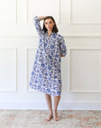 MILLE Clothing Romy Dress in Blue Floral
