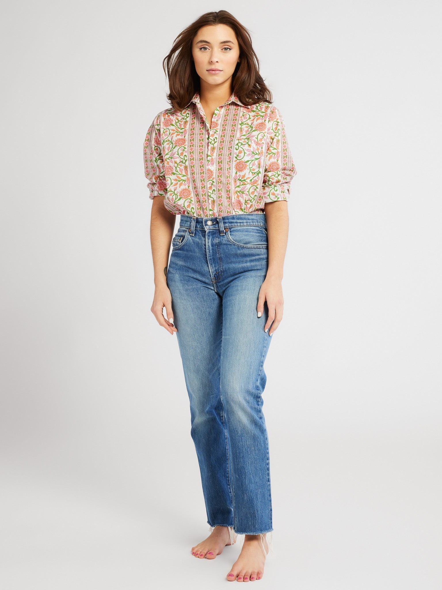 MILLE Clothing Sofia Top in Avignon Floral