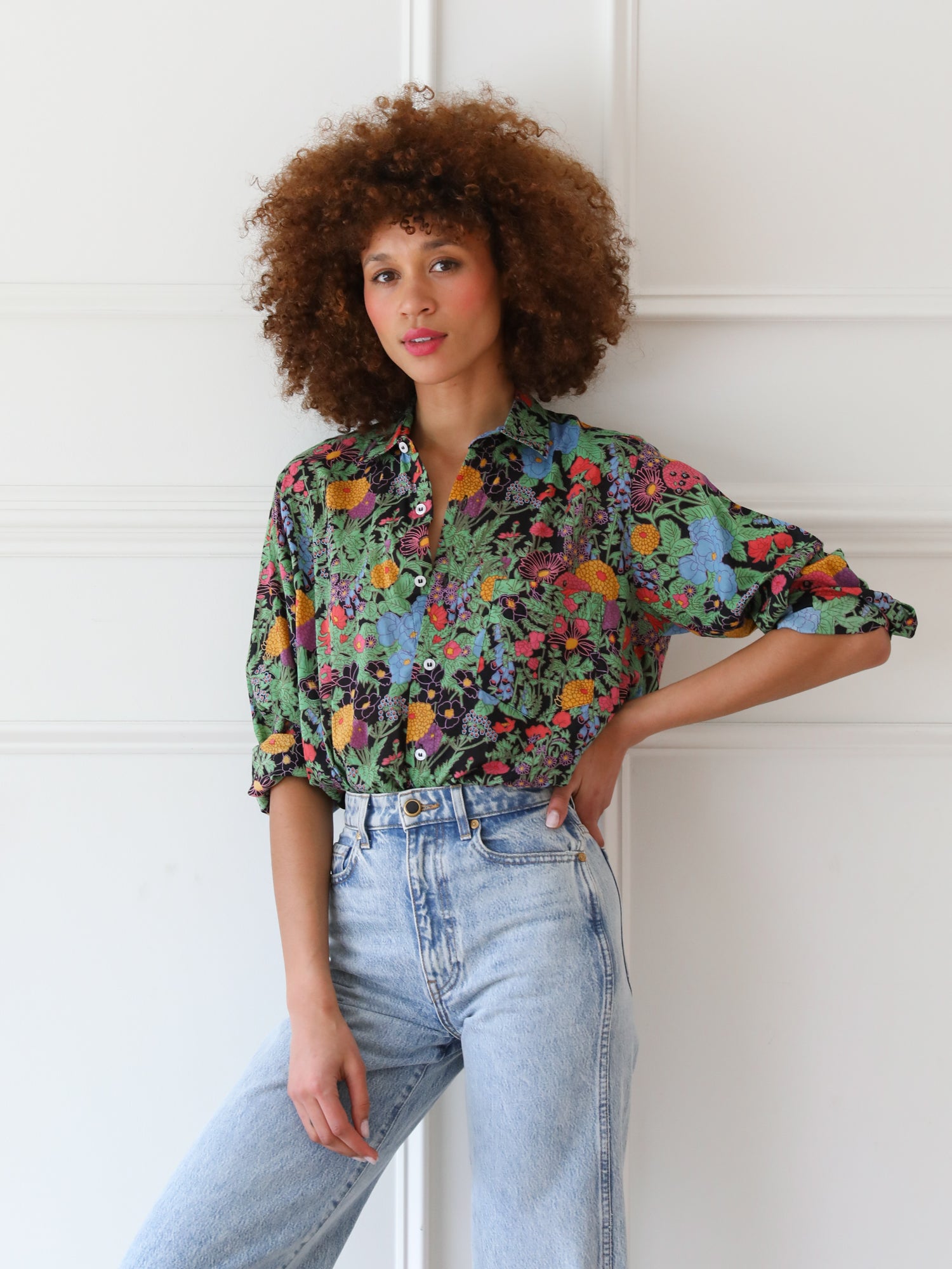 MILLE Clothing Sofia Top in Botanica