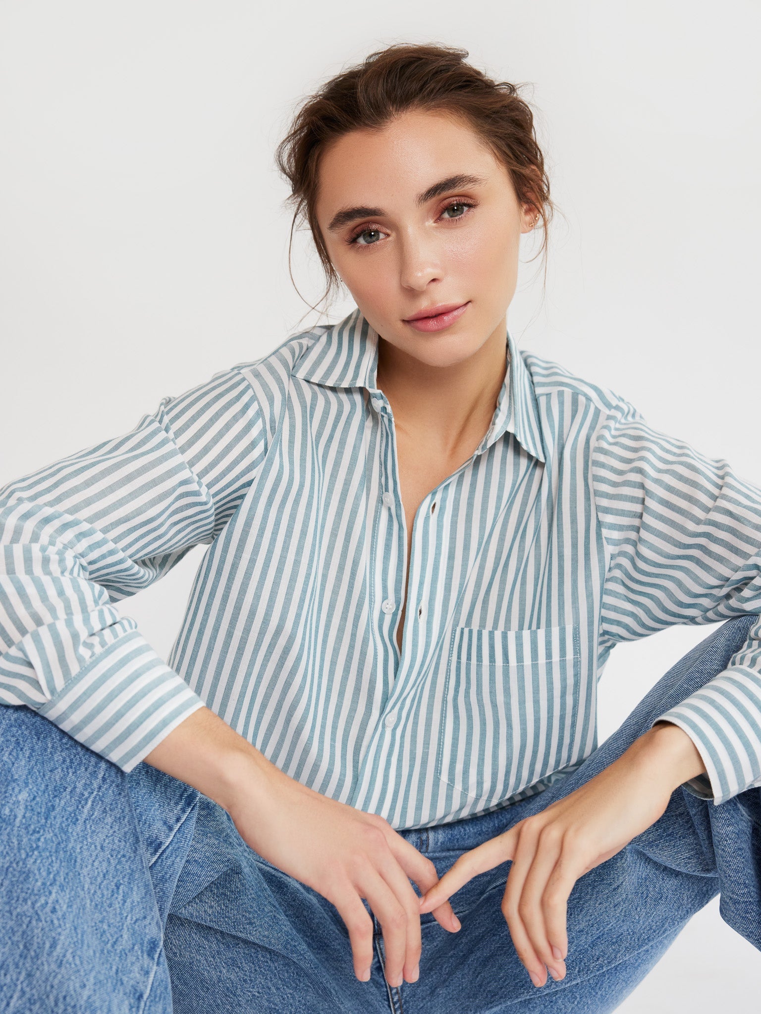 MILLE Clothing Sofia Top in Calais Stripe