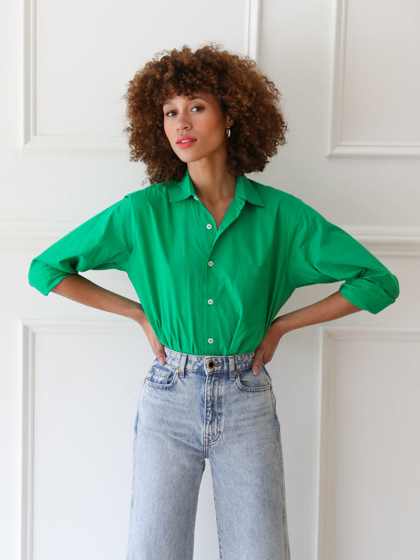 Sofia Top in Kelly — view 1
