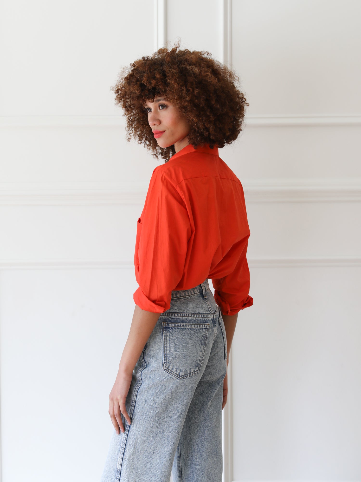 MILLE Clothing Sofia Top in Poppy