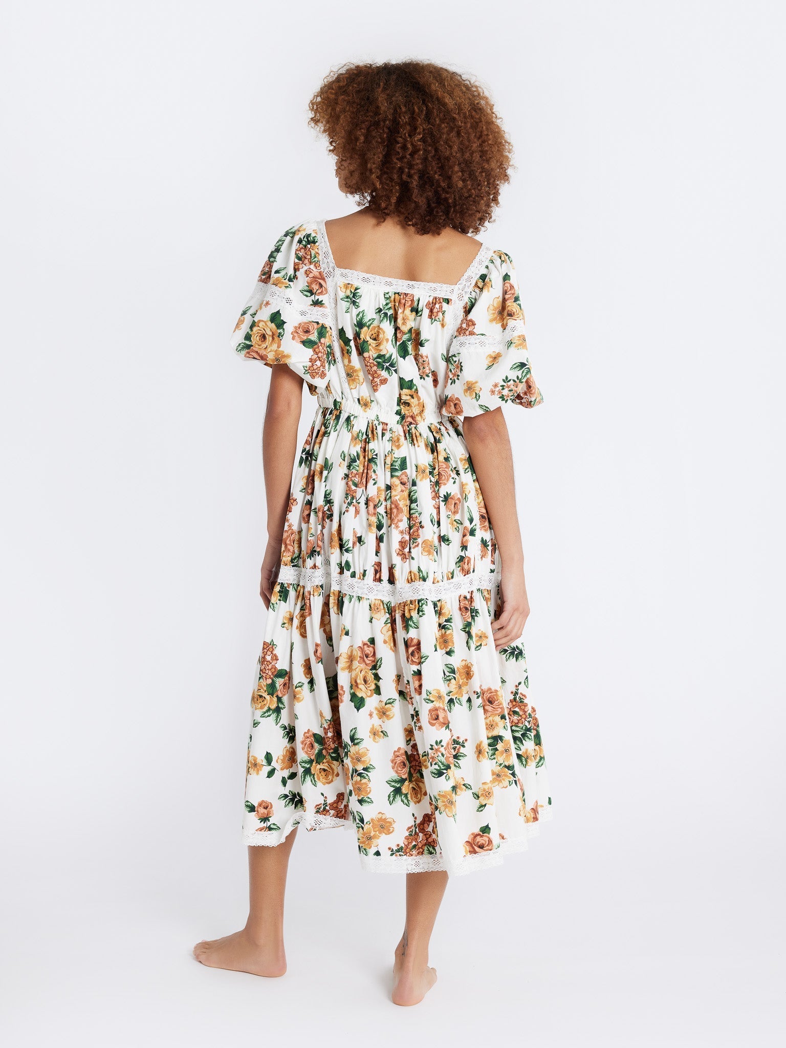 MILLE Clothing Talitha Dress in Antique Rose Floral