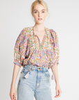 MILLE Clothing Thalia Top in Avignon Floral