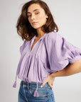 MILLE Clothing Thalia Top in Taffy Double Gauze