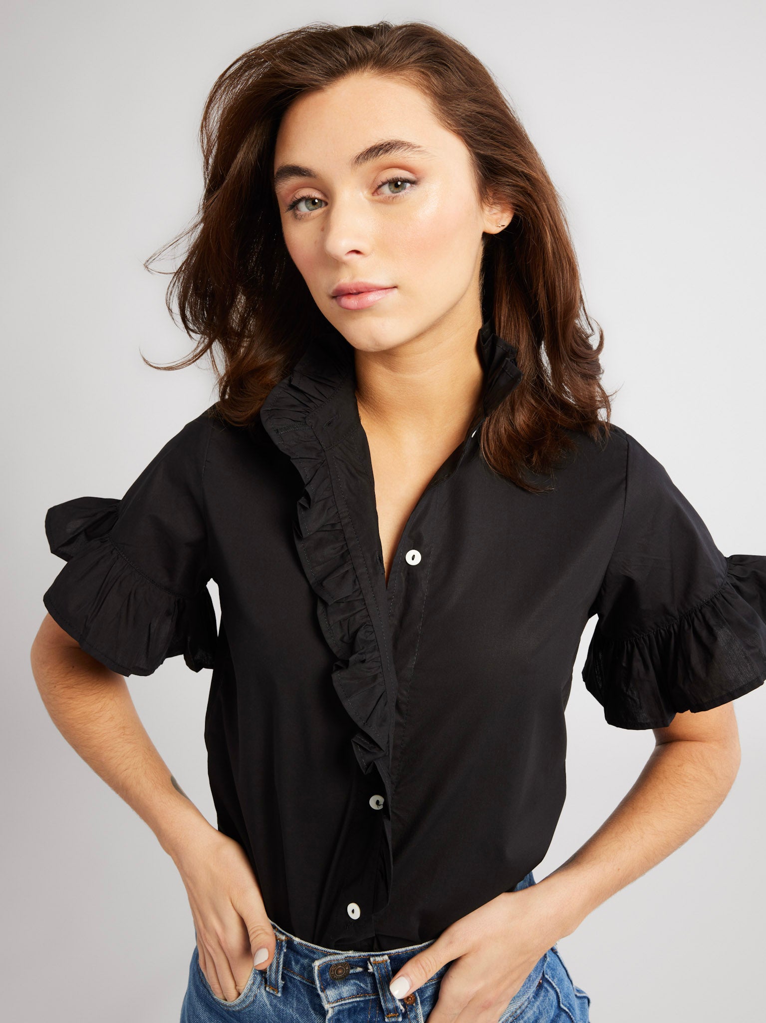 Vanessa Top in Black – MILLE