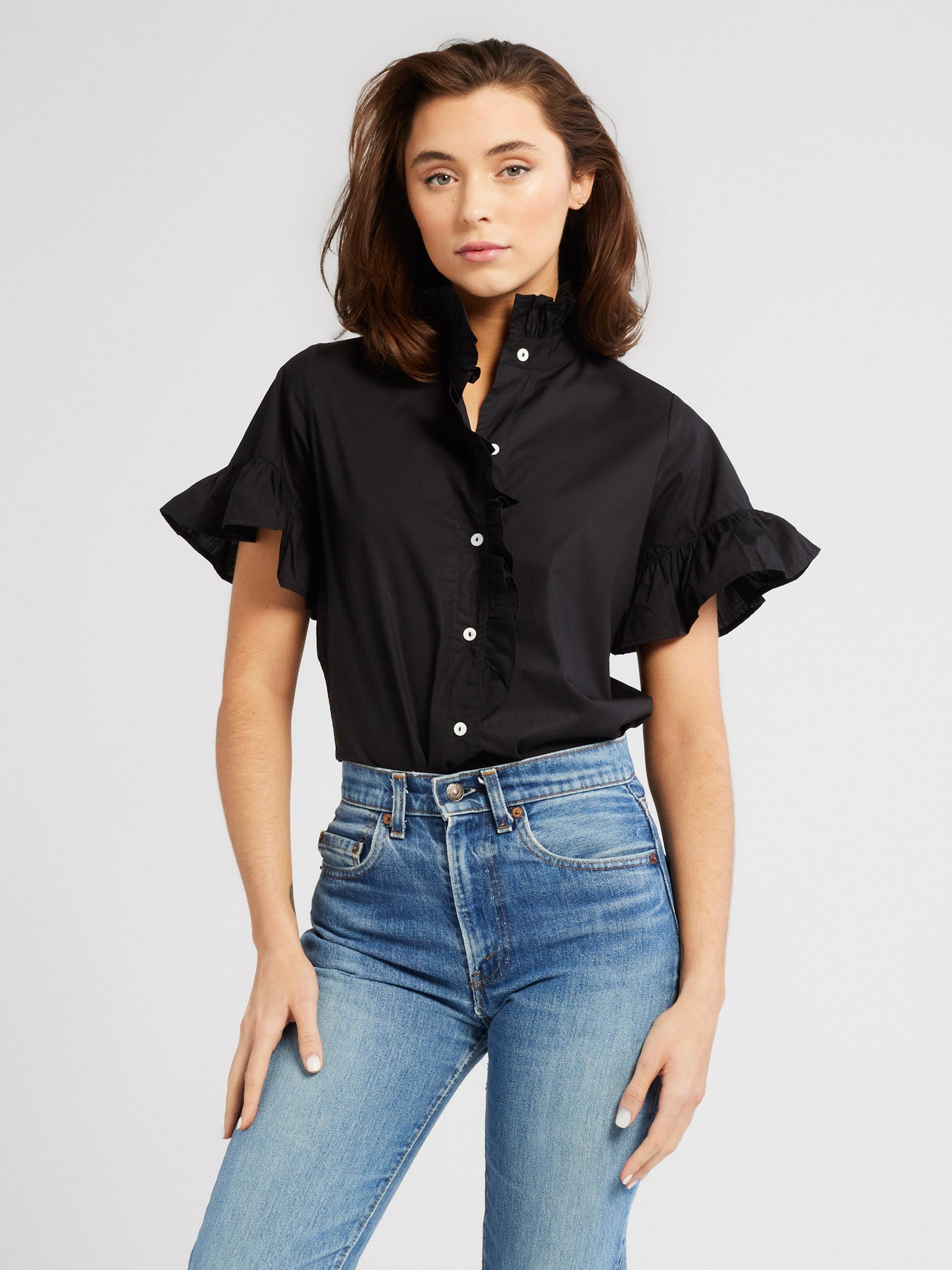 MILLE Clothing Vanessa Top in Black
