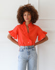 MILLE Clothing Vanessa Top in Poppy