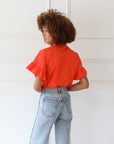 MILLE Clothing Vanessa Top in Poppy