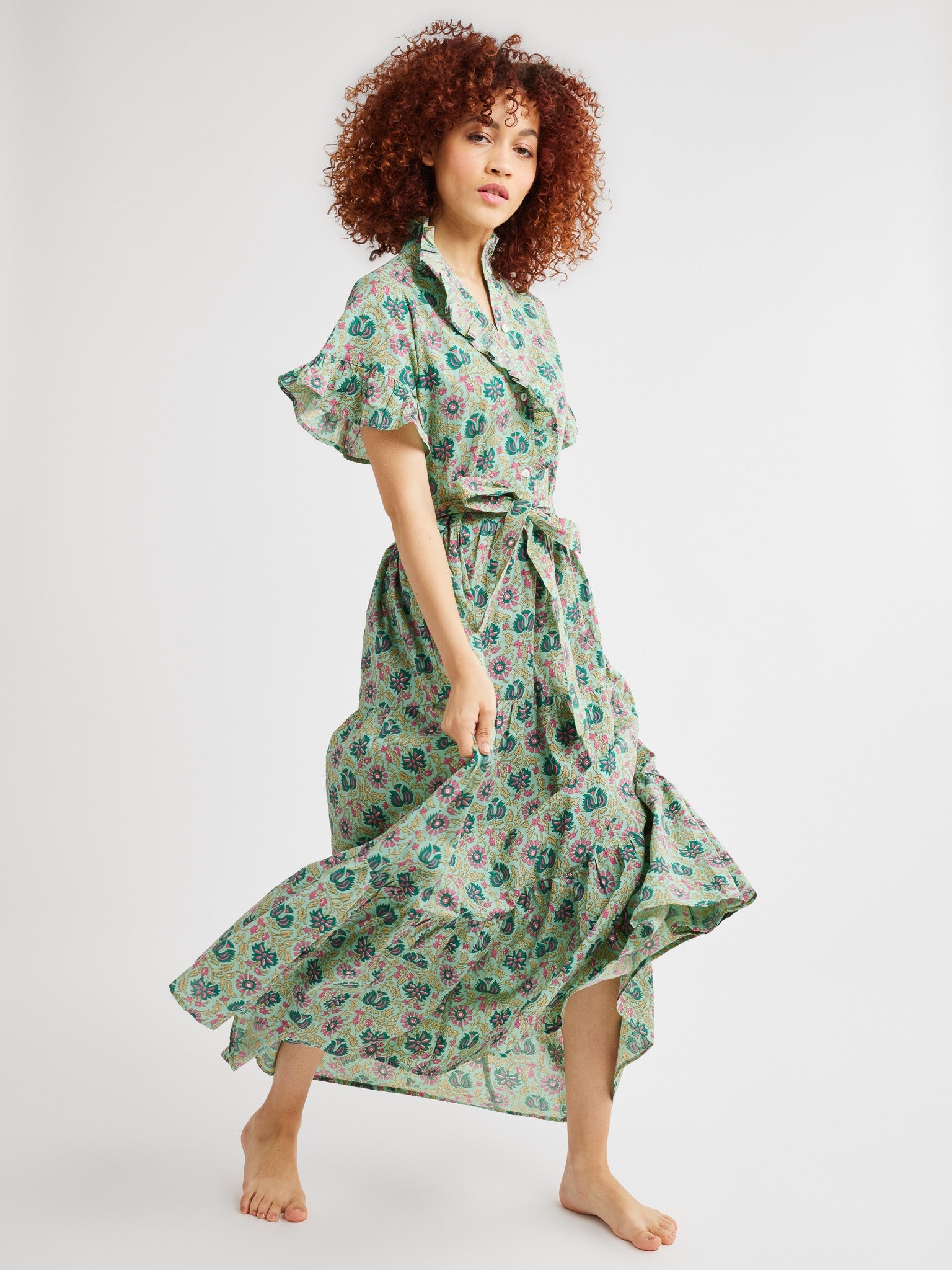 MILLE Clothing Victoria Dress in Caribbean Floral